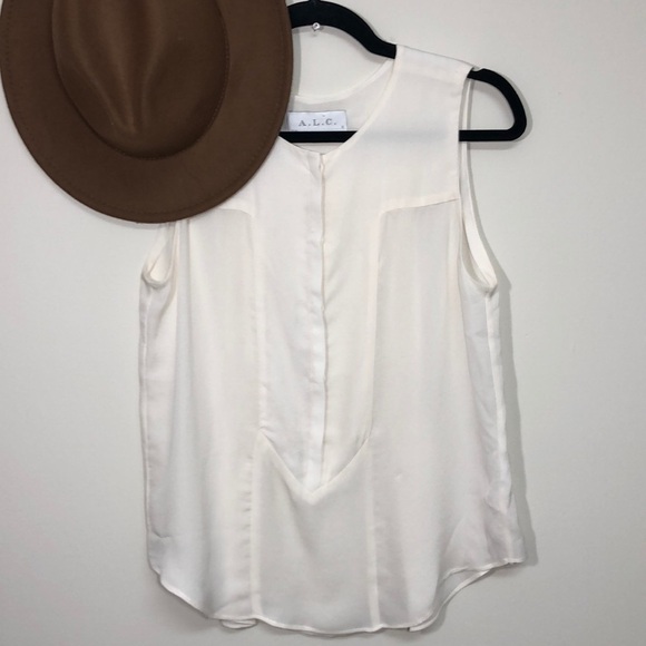 A.L.C. Cream‎ tank blouse cream Size XS/S - Picture 1 of 6
